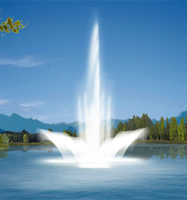 漂浮升降音樂噴泉